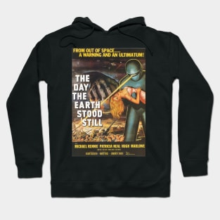 Classic Science Fiction Movie Poster - The Day The Earth Stood Still Hoodie